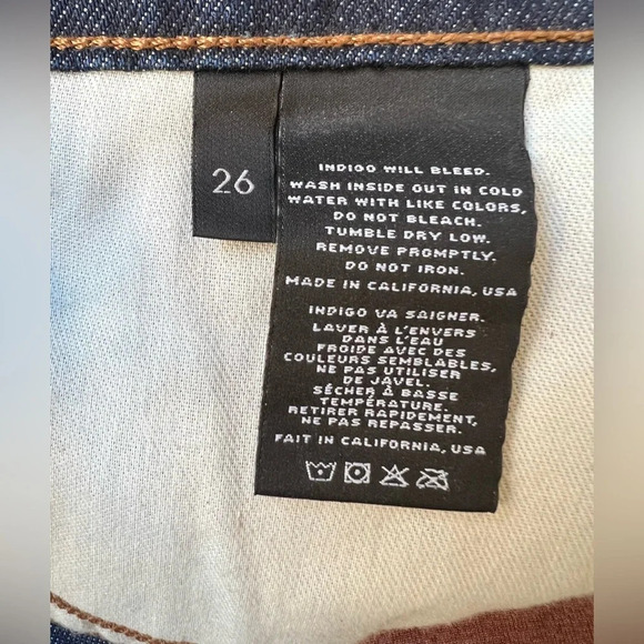 J BRAND Cut Off Shorts Size 26 Ringer - Picture 5 of 12